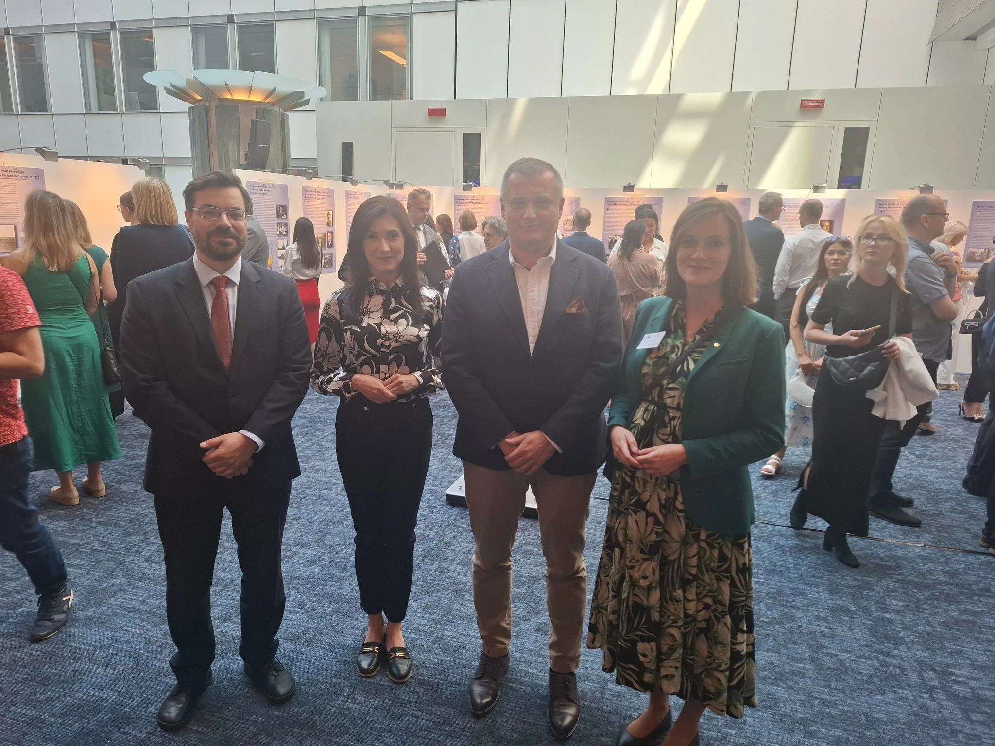 Hanna Boczek, Marcin Sypniewski, Ewa Zajączkowska, Stanisław Tyszka w Parlamencie Europejskim